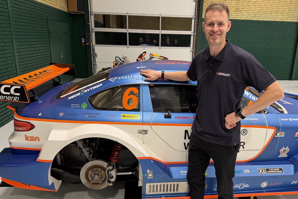 Kasper H. Jensen og hans velkendte startnummer bliver i år at finde i Super GT-klassen.
(Foto: Mascot Motorsport powered by Hegelund Motorsport)